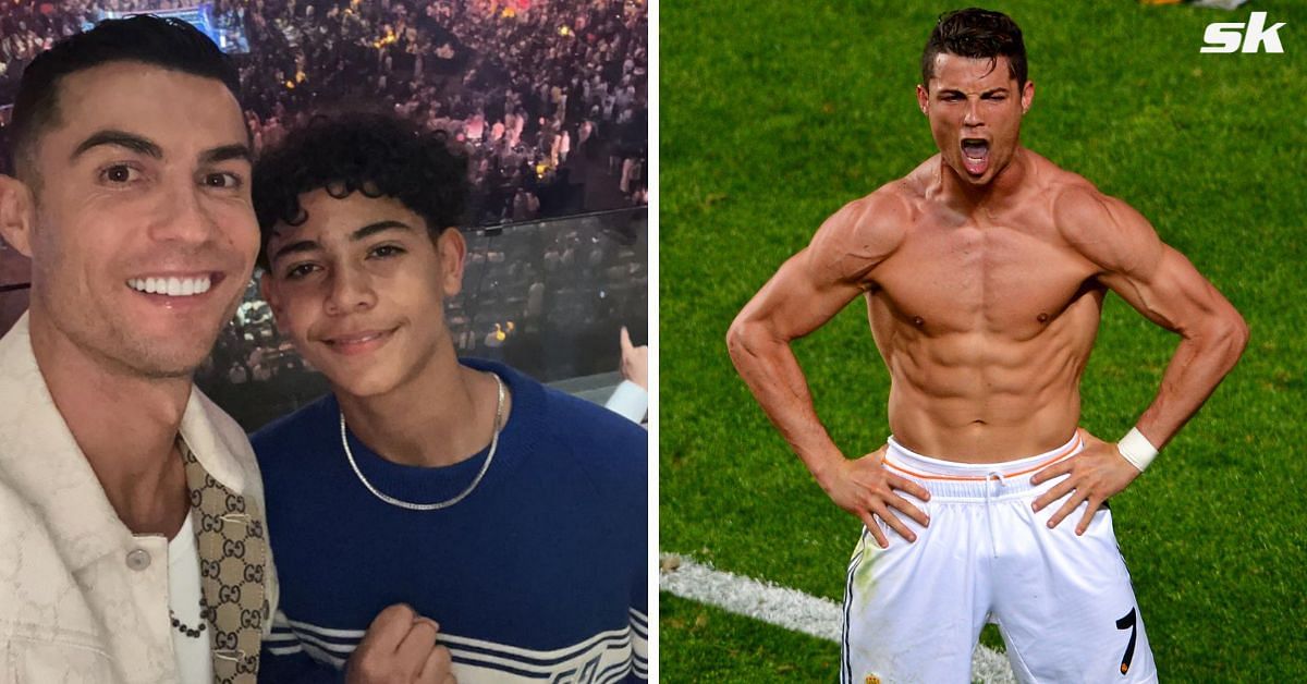 Cristiano Ronaldo puts son through intense workout