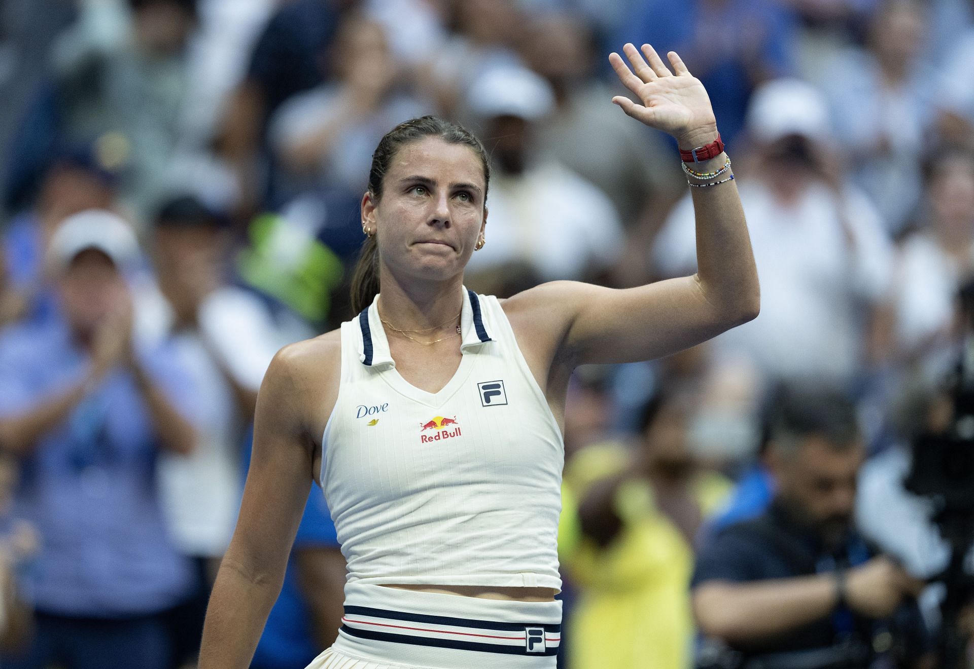 Emma Navarro at the US Open 2024. (Photo: Getty)