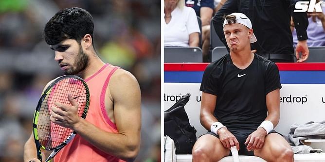"Unwatchable" - Tennis insider laments camera angle during Carlos Alcaraz-Holger Rune clash at Six Kings Slam