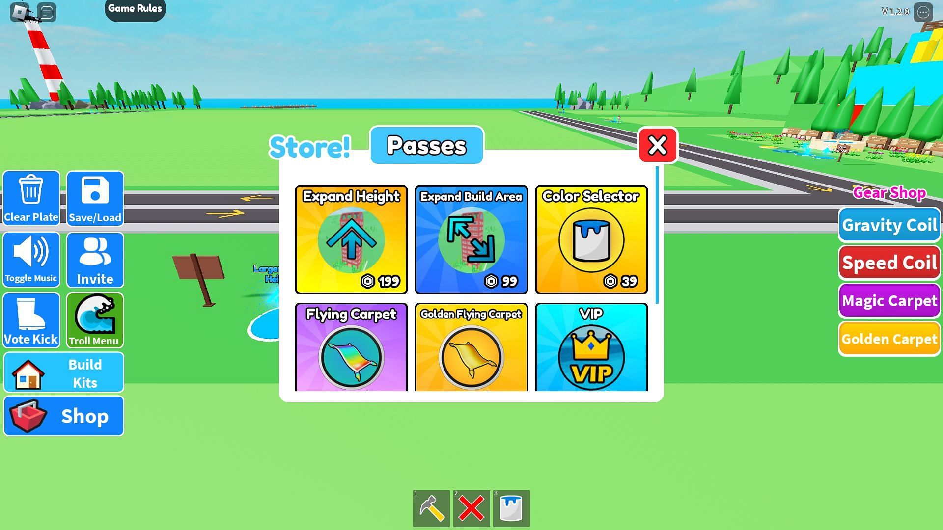 Featured Gamepasses (Image via Roblox)