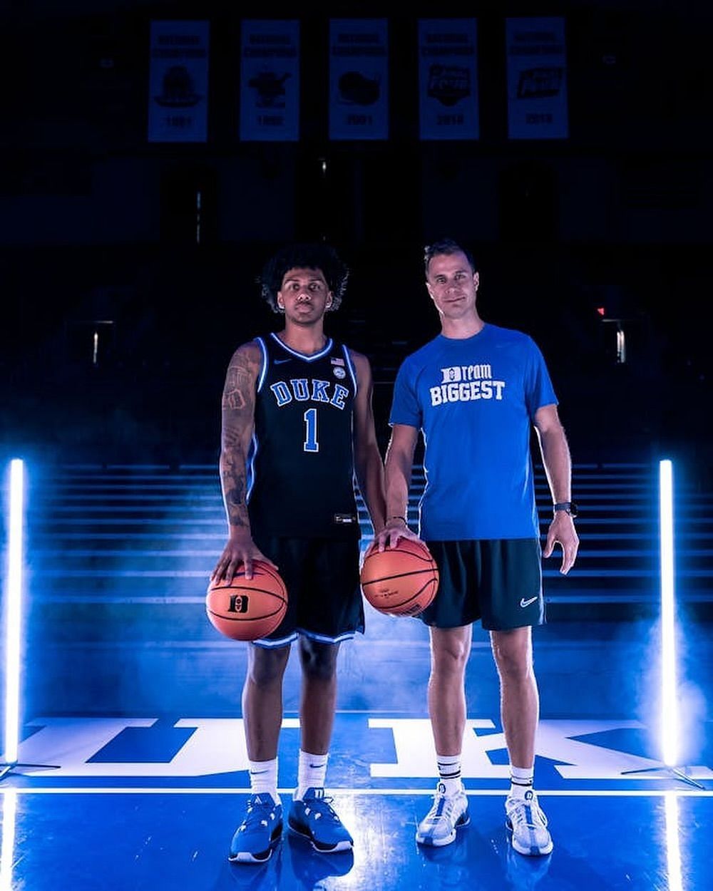 Lewis shares snaps from latest visit to Duke Blue Devils - Image via Instagram/acadenlewis