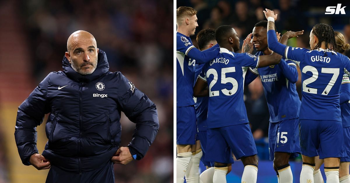 Chelsea boss Enzo Maresca and team