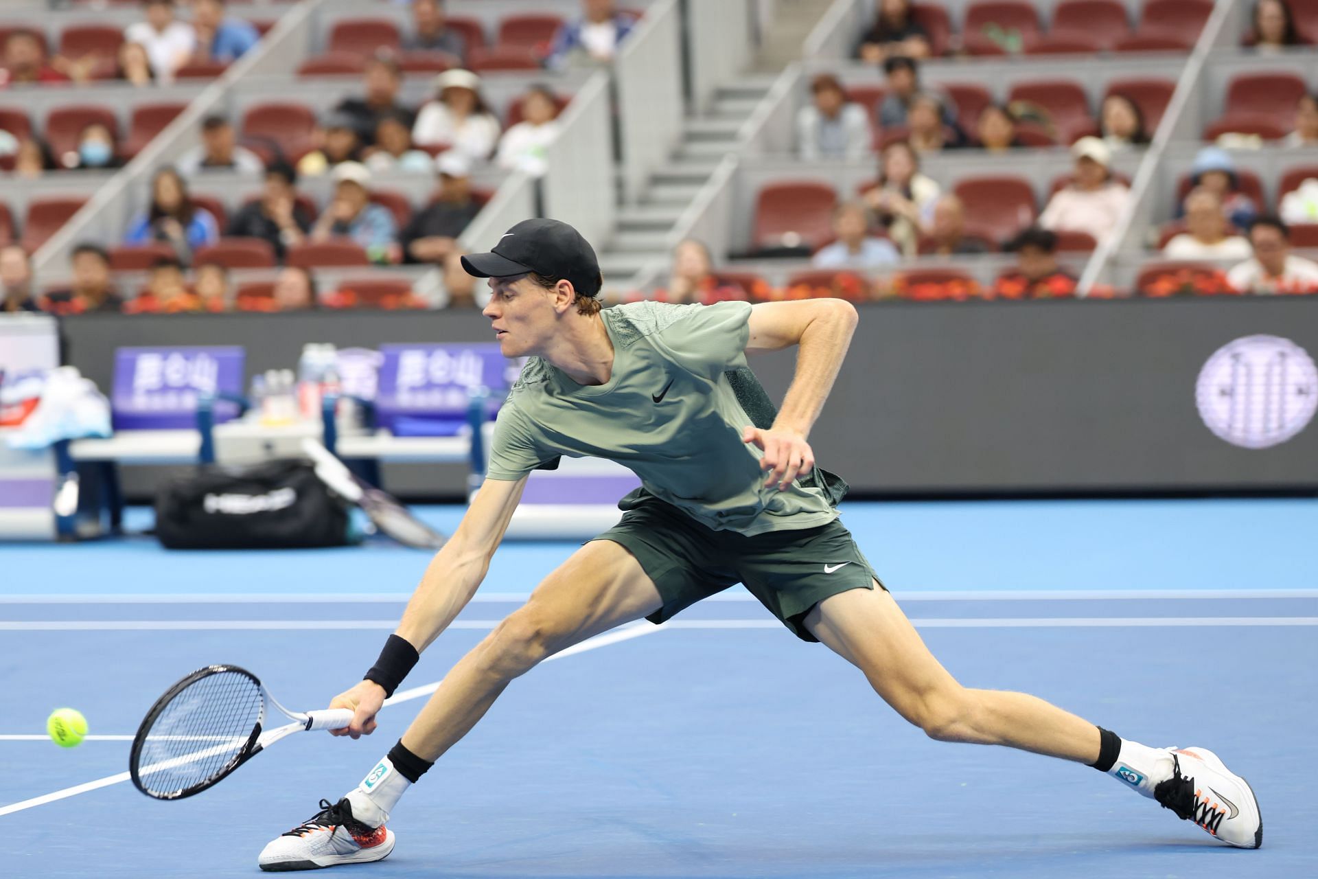 Jannik Sinner in action at the 2024 China Open (Picture: Getty)