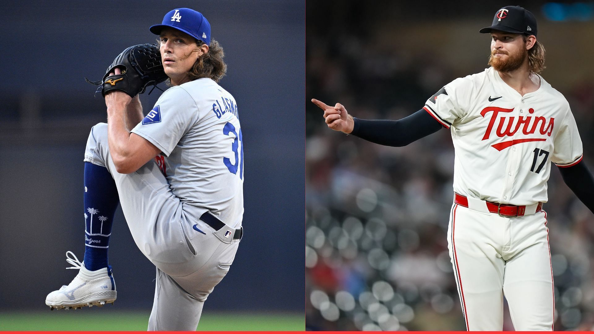 Tyler Glasnow and Bailey Ober are among the tallest active MLB players