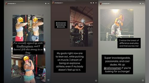 The star had a big update to share (Via Bayley's Instagram)