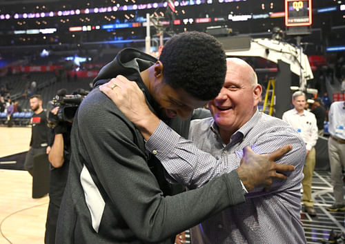 Steve Ballmer opening new LA Clippers era without Paul George. (Photo: IMAGN)