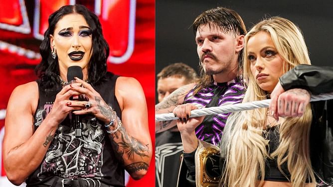 Rhea Ripley makes a challenge to Dominik Mysterio for Bad Blood after almost humiliating him