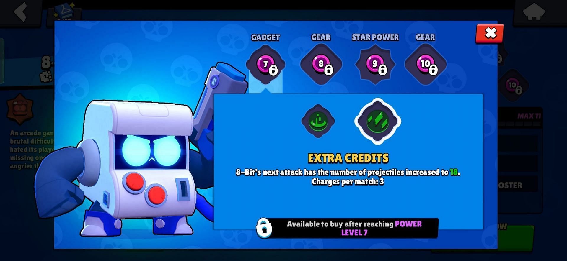 Extra Credits Gadget (Image via Supercell)