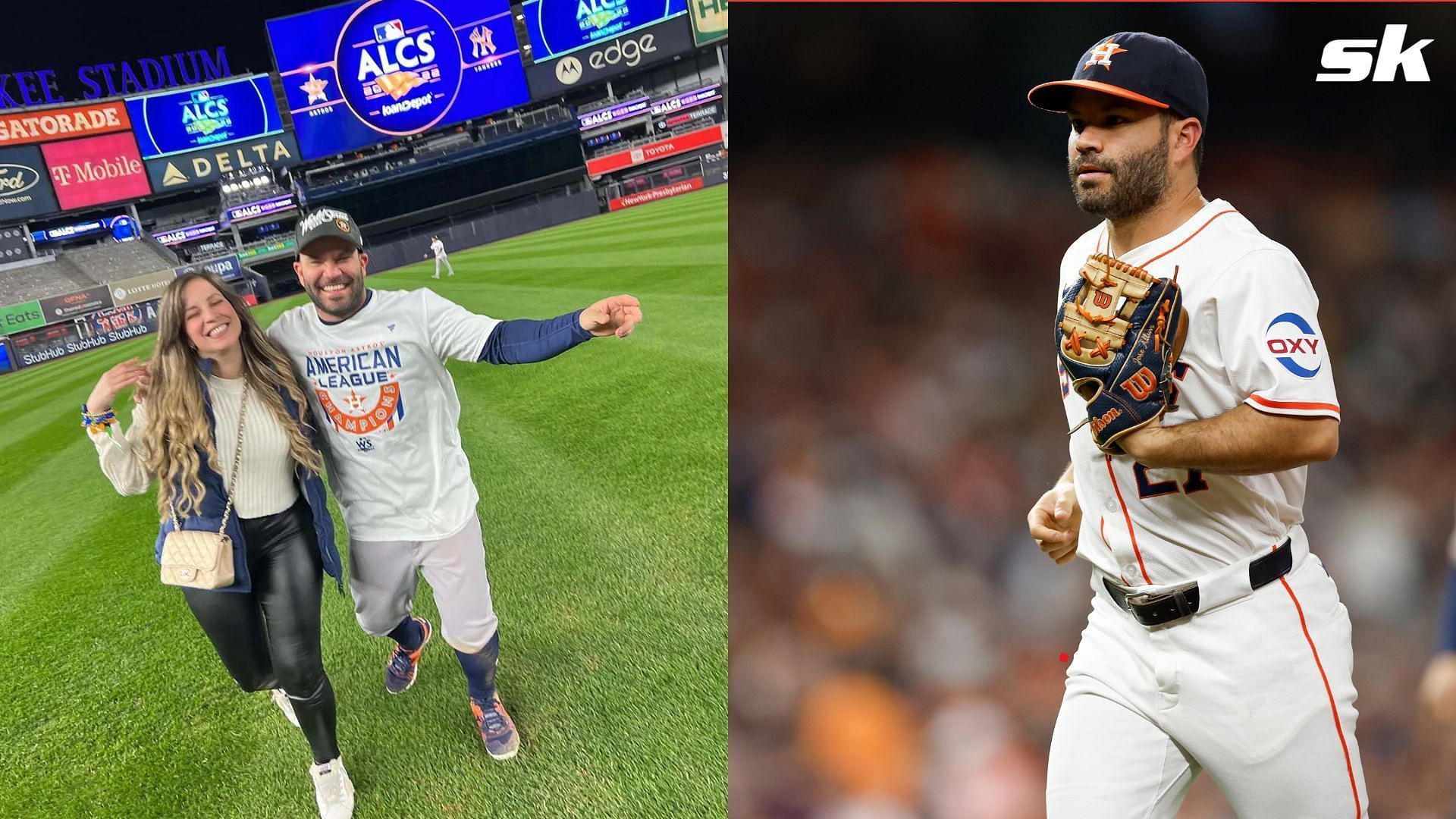 Jose Altuve and his wife Nina are making the most of their offseason together