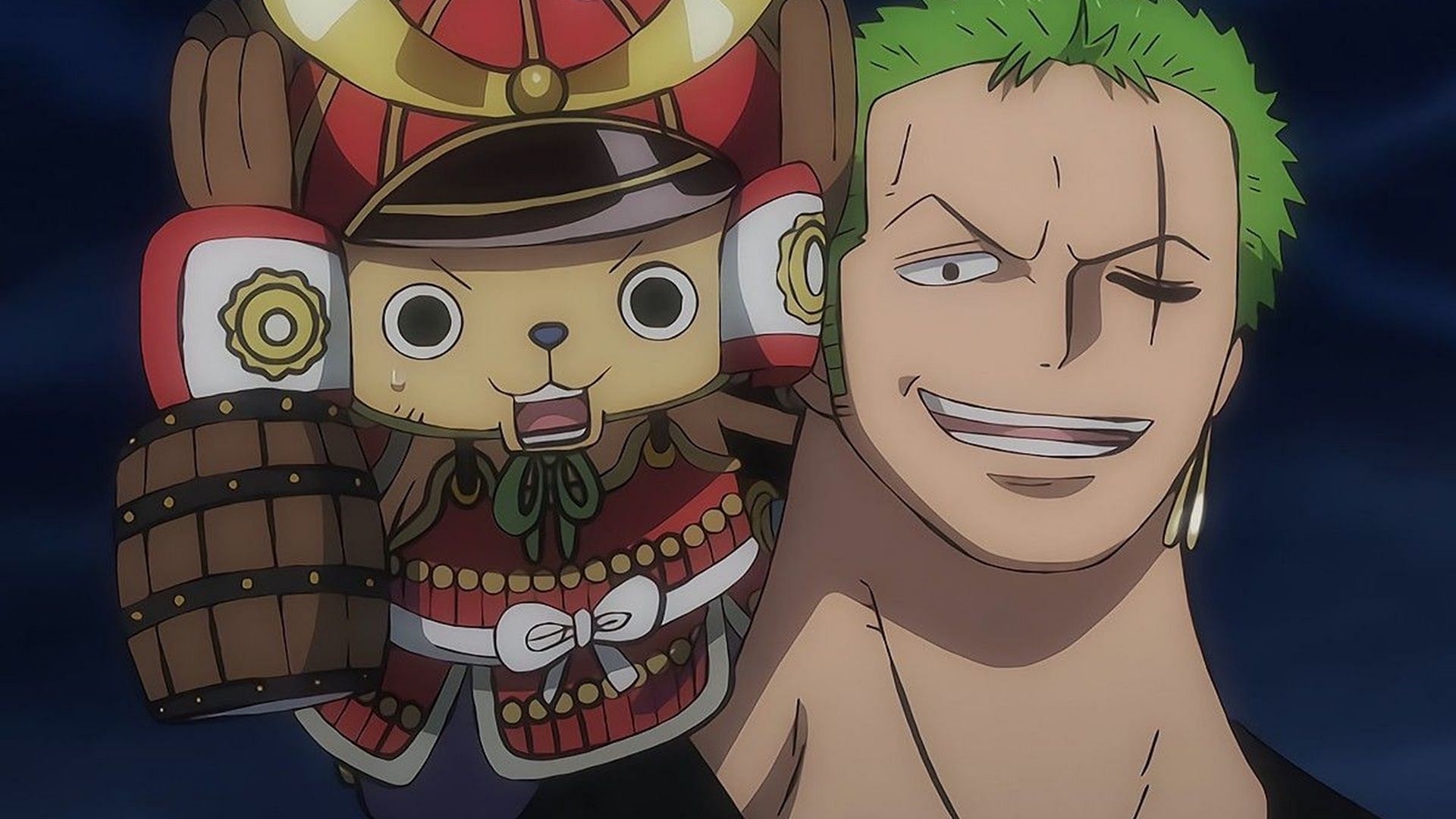 Chopper and Zoro in One Piece (Image via Toei Animation)