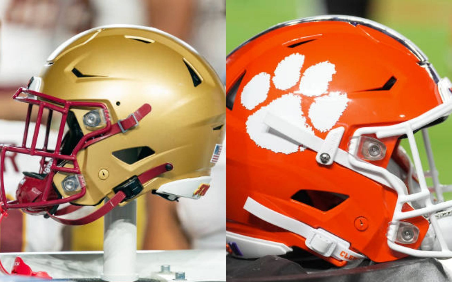 Florida State Seminoles (left); Clemson Tigers (right)