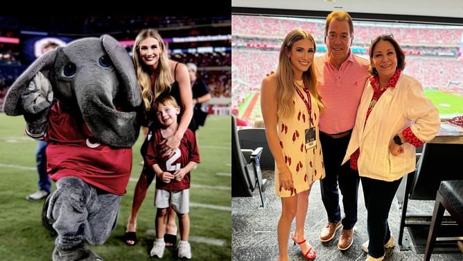 WATCH: Nick Saban's daughter Kristen Saban shows off her casual Alabama-inspired outfit ahead of clash against Vanderbilt