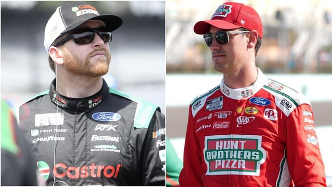 Why are Joey Logano and Chris Buescher forced to start at the rear in the Homestead playoff race?