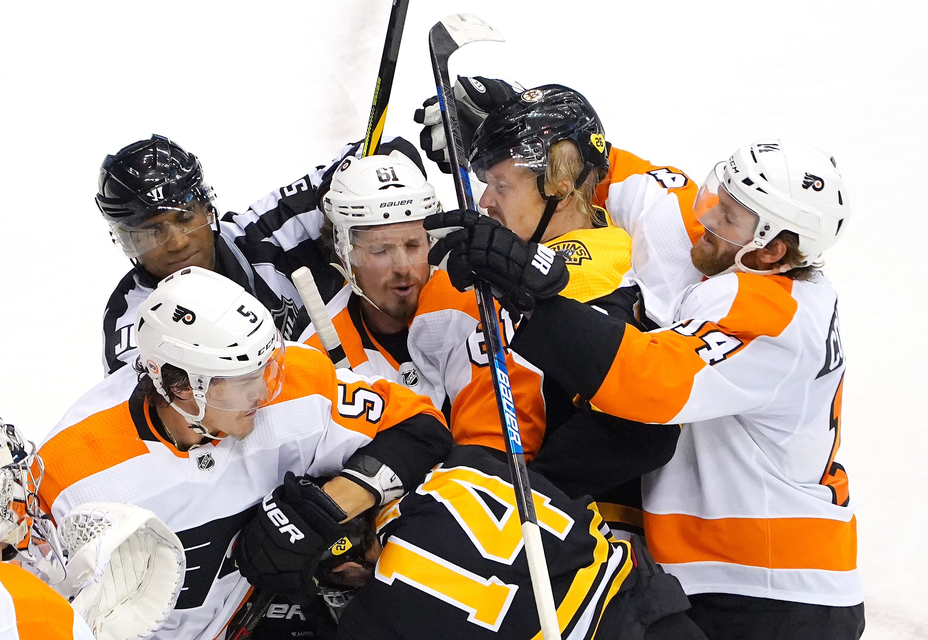 NHL: Eastern Conference Qualifications-Boston Bruins vs Philadelphia Flyers - Source: Imagn