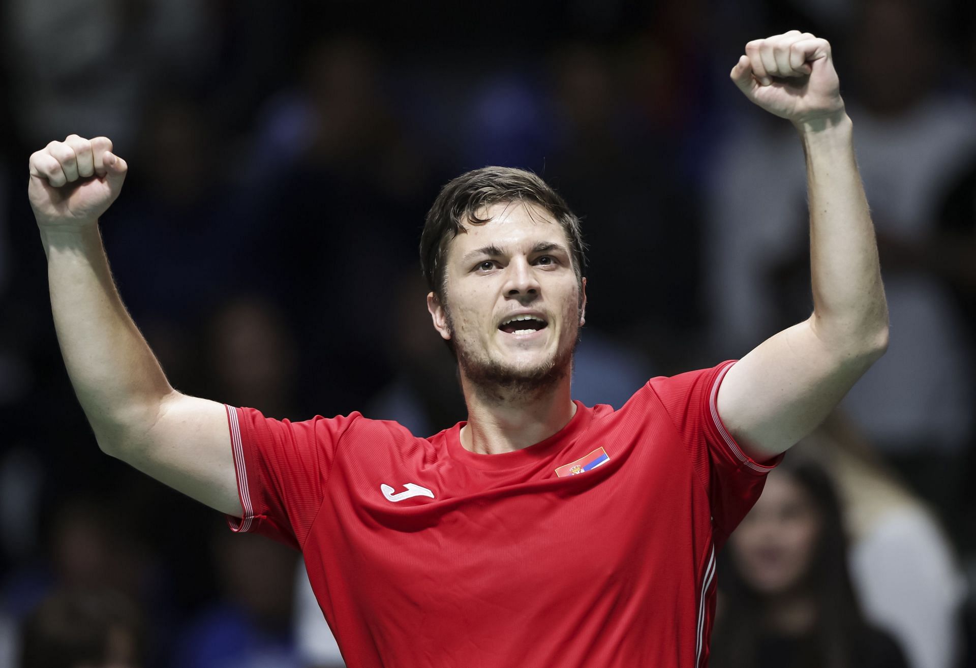 Miomir Kecmanovic at the Davis Cup 2024. (Photo: Getty)