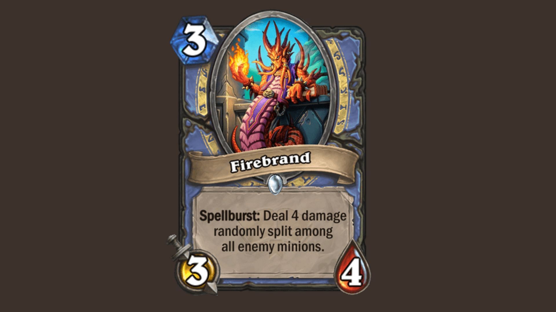 For 3 mana, 3/4 body is good by itself, but the interaction with spells makes it oppressive early on (Image via Blizzard Entertainment, Inc.)