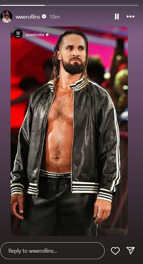 Rollins appears to be very proud of himself