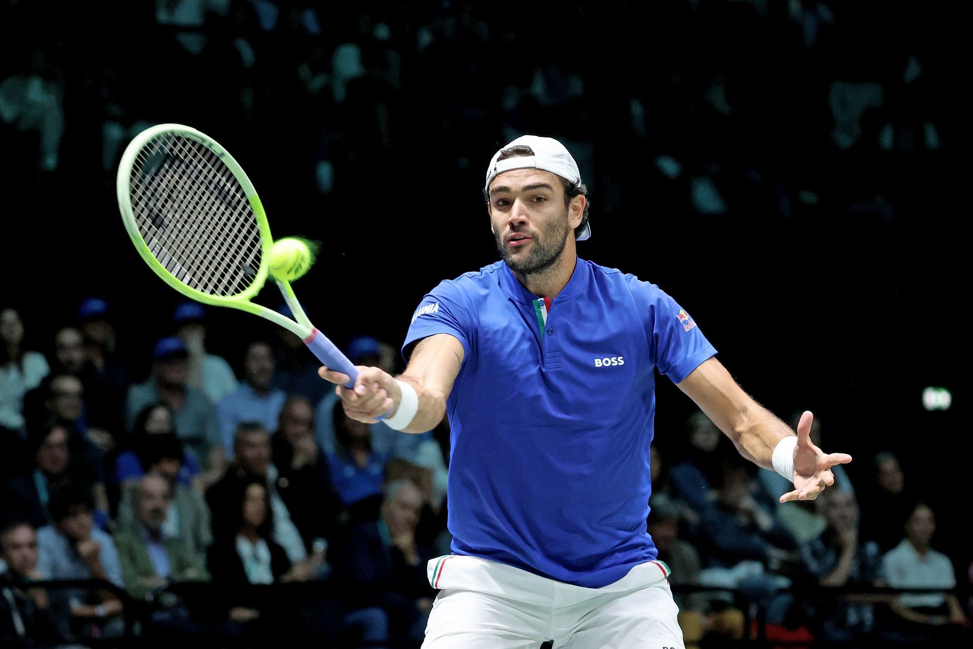 Matteo Berrettini at the Davis Cup 2024. (Photo: Getty)