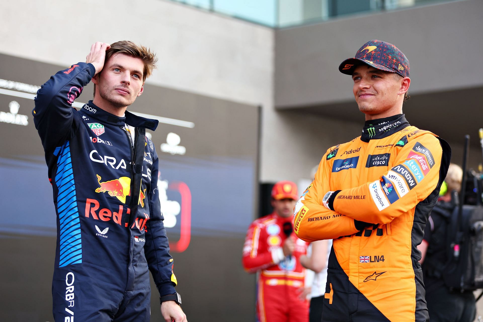 Max Verstappen and Lando Norris at the F1 Grand Prix of Mexico - Qualifying - Source: Getty