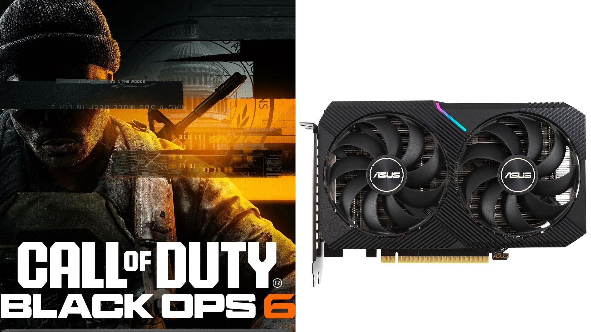 Call of Duty: Black Ops 6 runs pretty well on the RTX 3050 (Image via Asus and Activision)