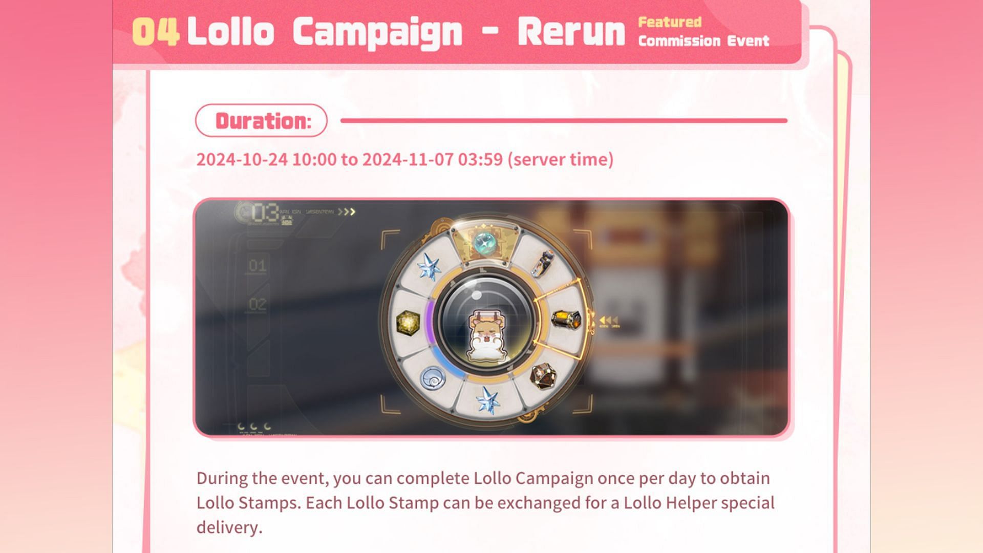 Lollo Campaign Rerun event in Wuthering Waves (Image via Kuro Games)