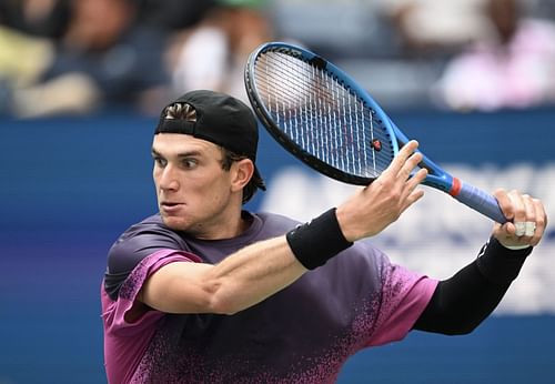 Jack Draper in action at the 2024 US Open (Picture: Getty)