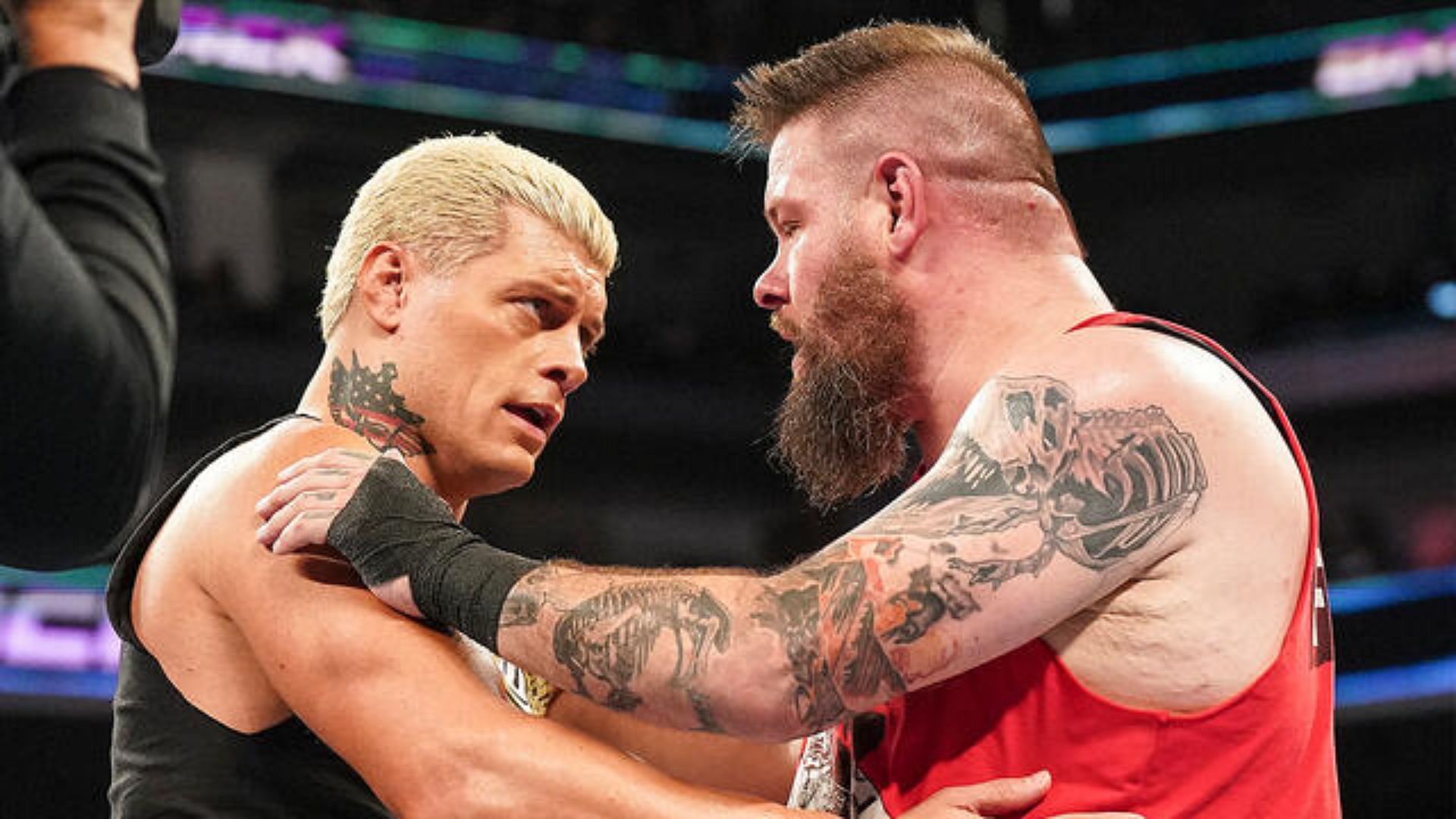 Cody Rhodes and Kevin Owens, SmackDown, 2024 [Photo credit: WWE.com]