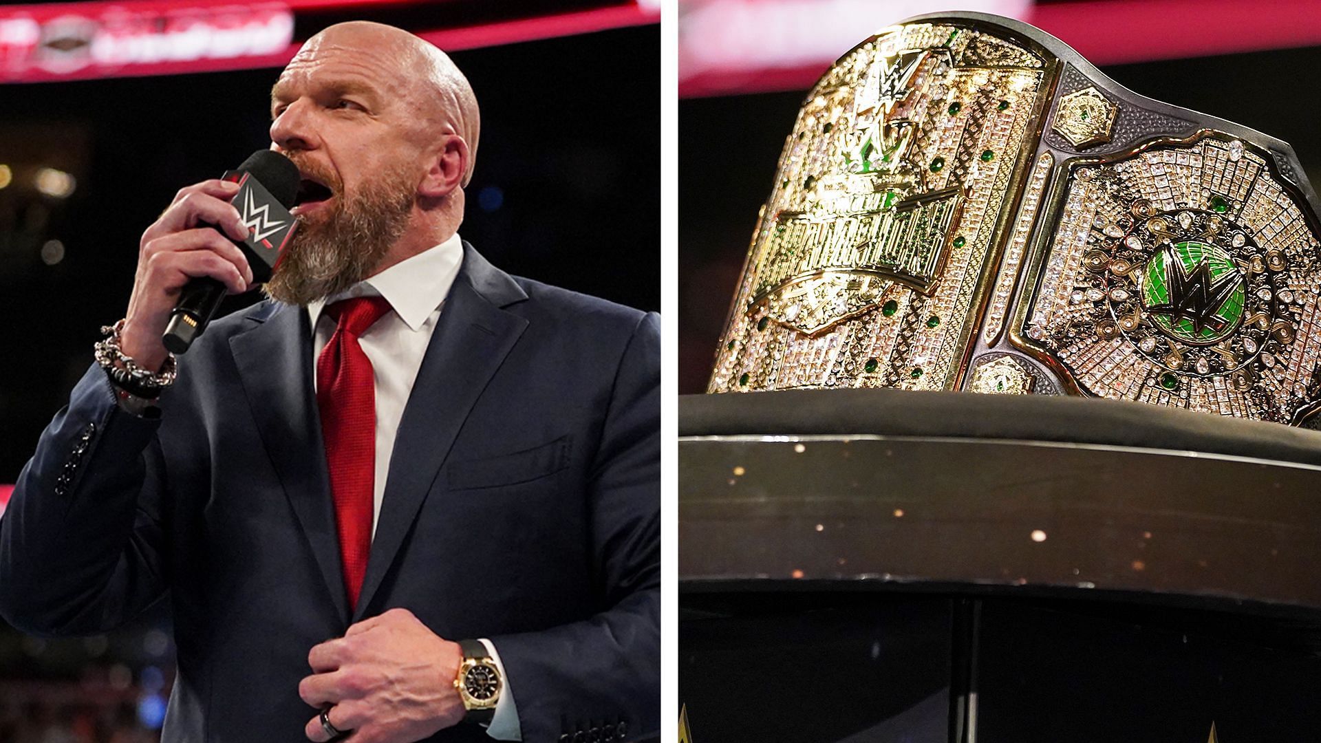 Triple H could be and will be introducing new titles to WWE soon [Credit: WWE.com]