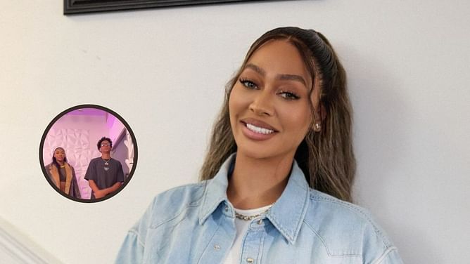 Carmelo Anthony's ex La La Anthony drops 3-word reaction on Angel Reese and son Kiyan Anthony's TikTok