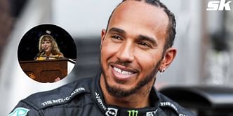 Watch: Lewis Hamilton's hilarious exchange about whether or not he's a Taylor Swift fan