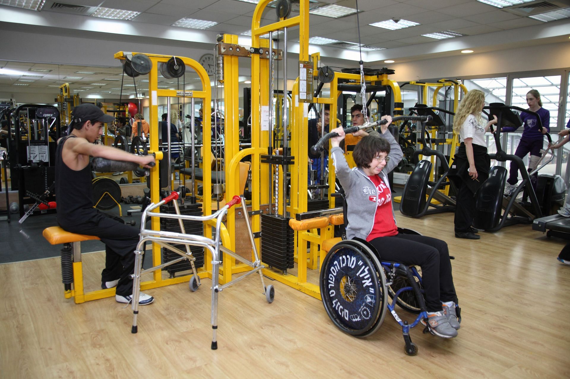 Exercising In A Weight Room At ISCD - Source: Getty (Photo by Dan Porges/Getty Images)