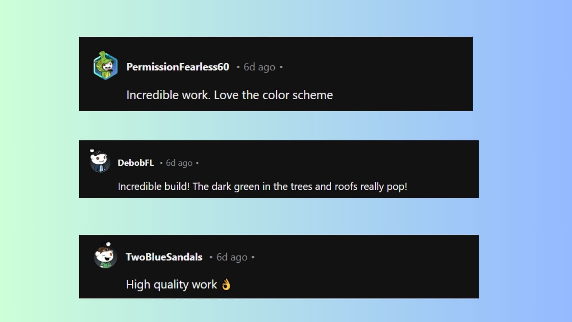 Some users were stunned by the accurate reproduction of colors (Image via Reddit/TimeCubeProductions)