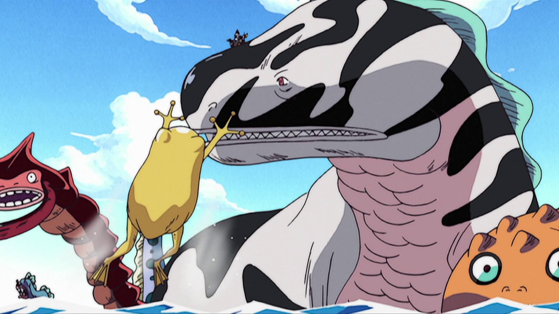 Some Sea Kings as seen in One Piece (Image via Toei Animation)