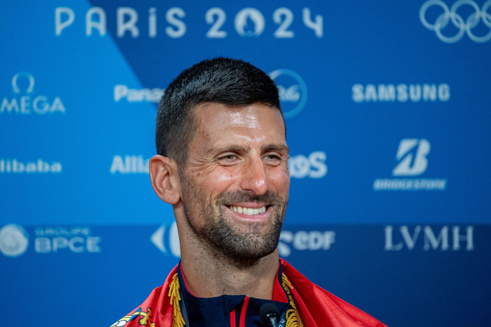 Novak Djokovc at the 2024 Paris Olympics (Image source: Getty)