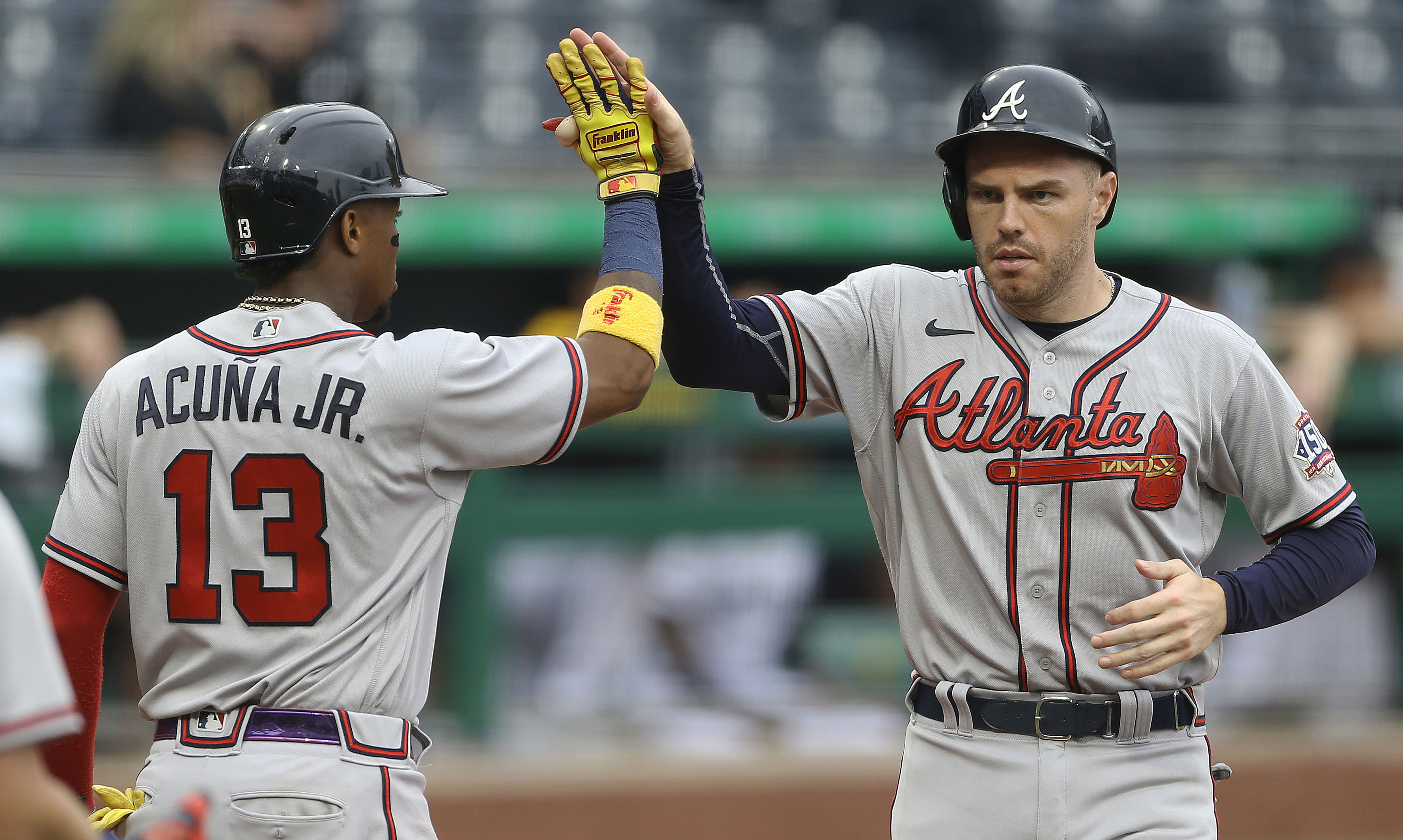 Atlanta Braves - Ronald Acuna Jr. and Freddie Freeman (Photo via IMAGN)