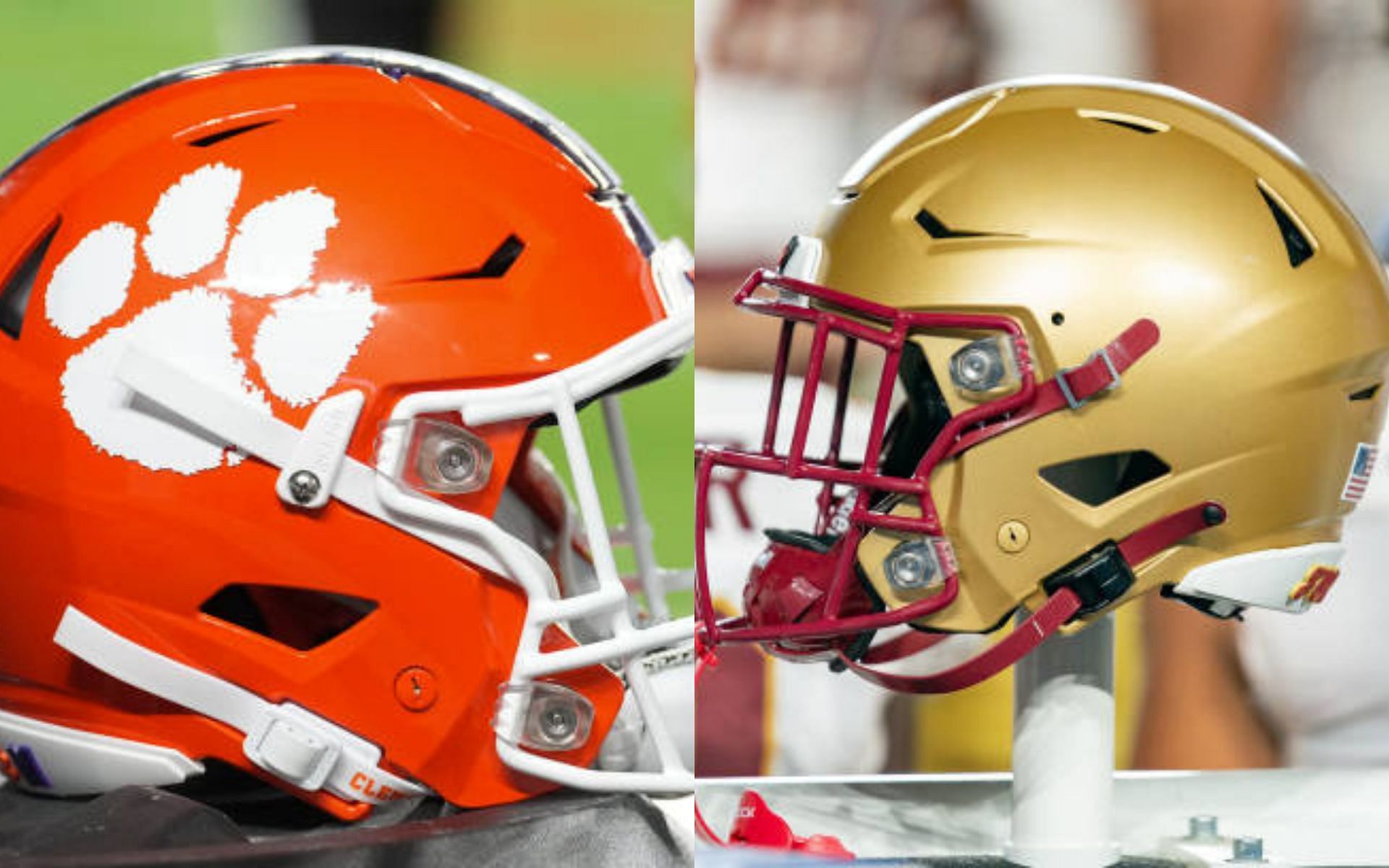 Clemson Tigers (left); Florida State Seminoles (right)