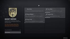 Destiny 2 Ghost Writer 2024 seal guide: Gilding and challenges