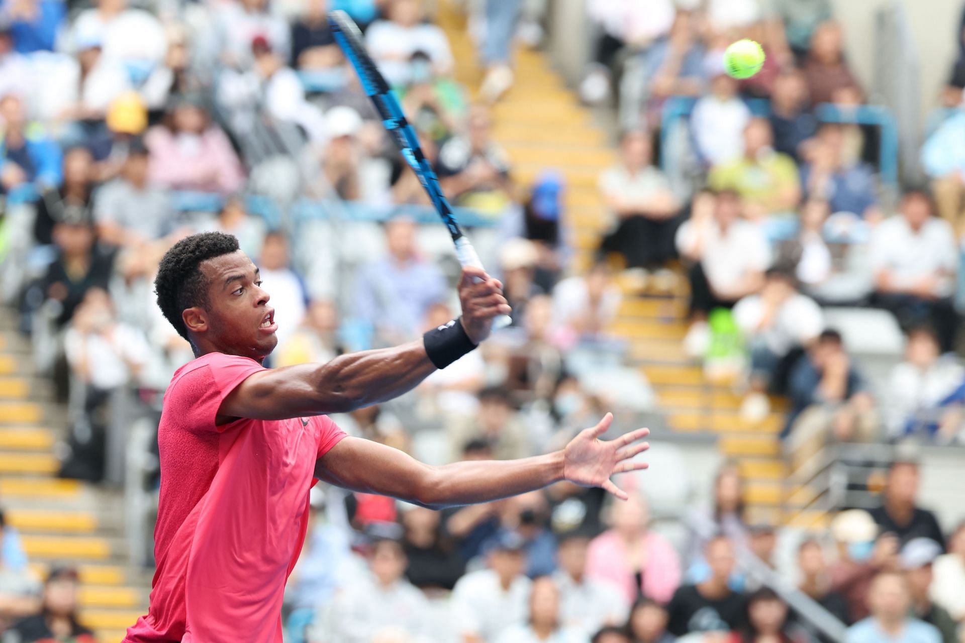 Giovanni Mpetshi Perricard in action at the 2024 China Open (Picture: Getty)