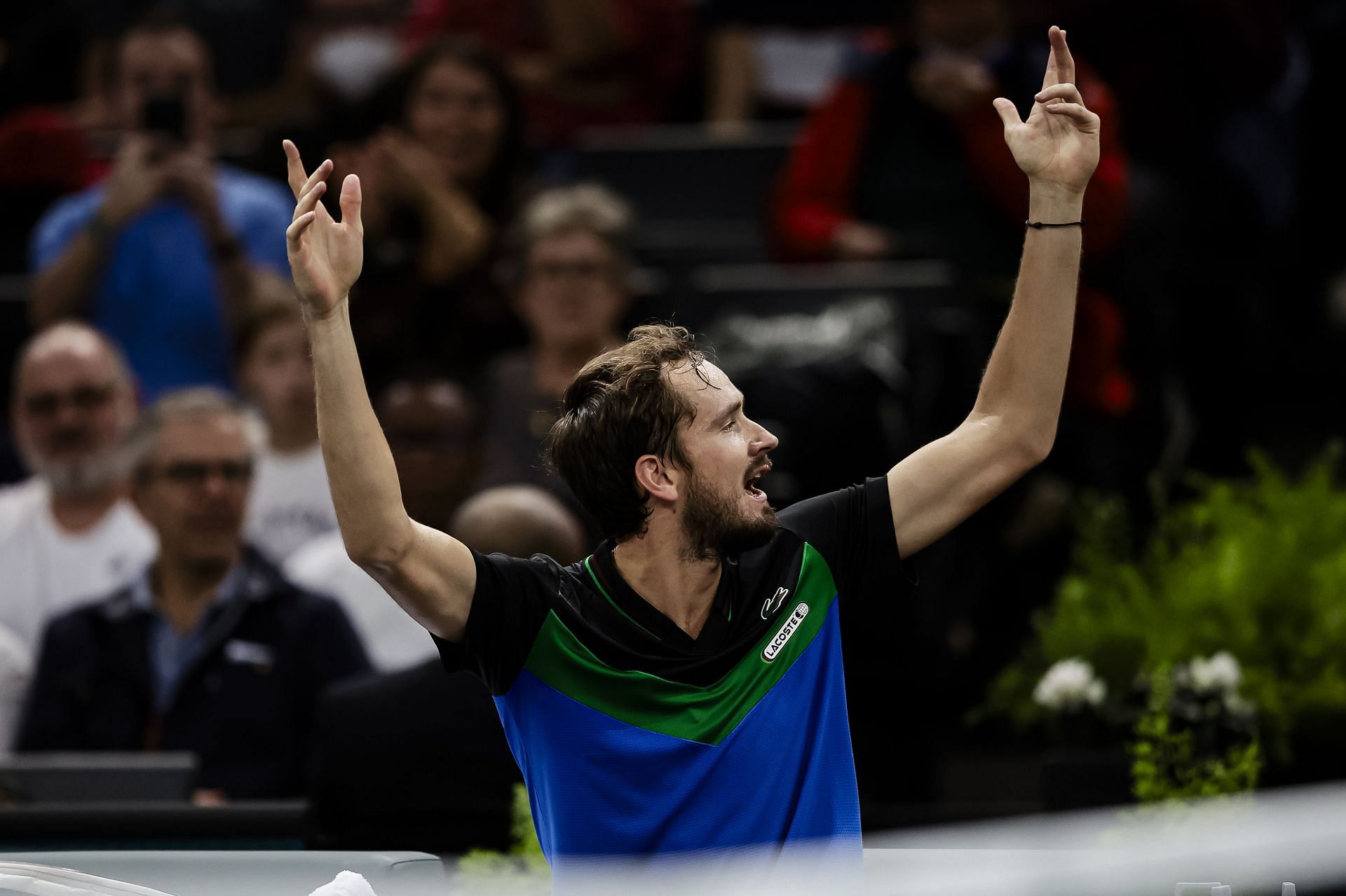 Daniil Medvedev in the Rolex Paris Masters - Day Three - Source: Getty Tennis: Laver Cup Opening Night - Source: Getty