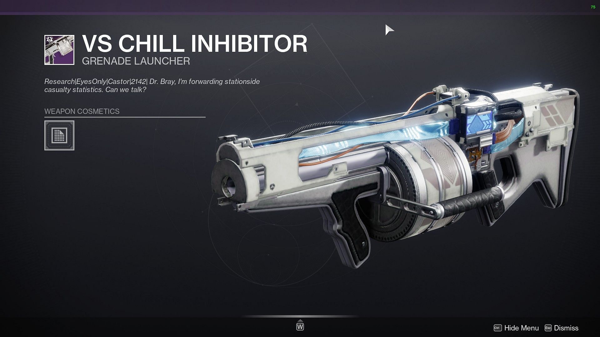 VS Chill Inhibitor (Image via Bungie) 