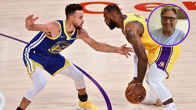 Lakers announcer calls LeBron James a 'traffic cone' after Steph Curry bamboozles Lakers star
