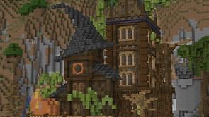 Minecraft player builds beautiful witch house for Halloween