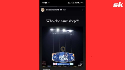 Chelsea Freeman is beyond ready for the World Series