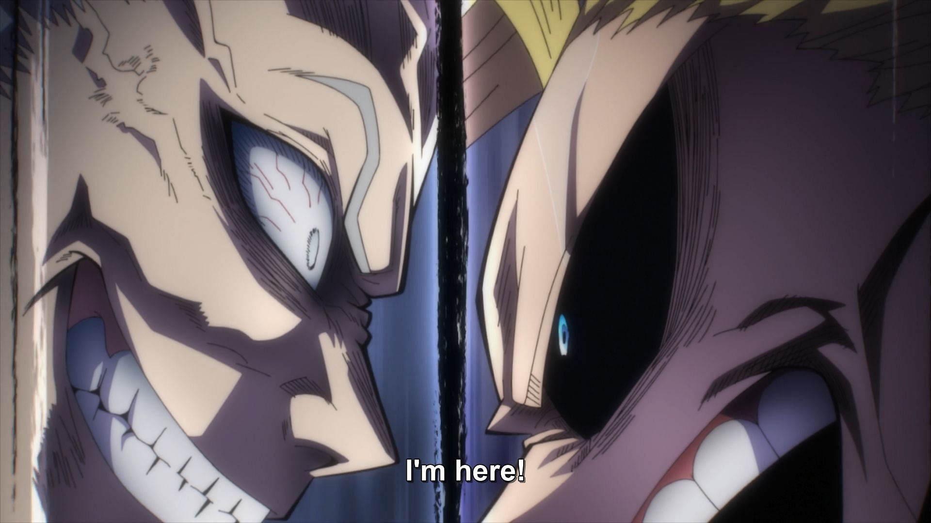 AFO vs. All Might begins (Image via Bones)