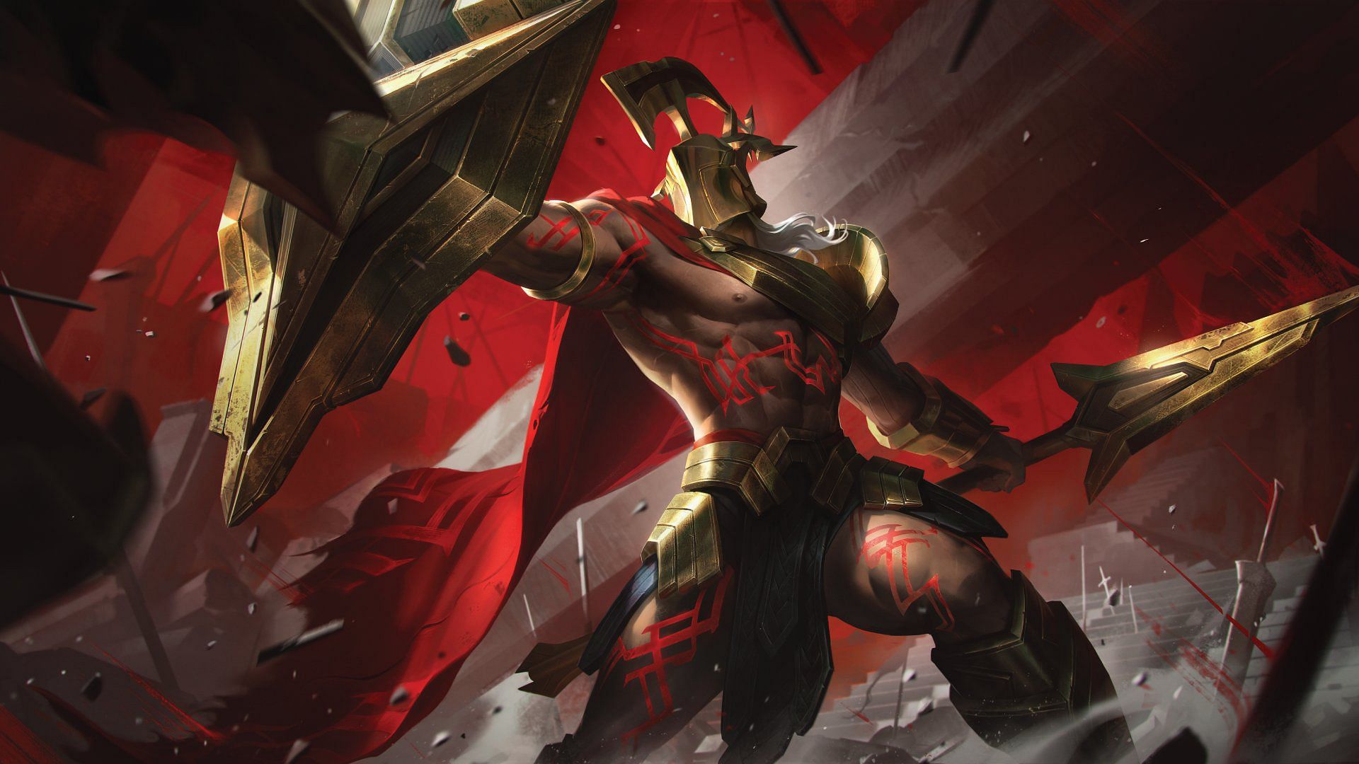 Chosen of the Wolf Pantheon splash art (Image via Riot Games)