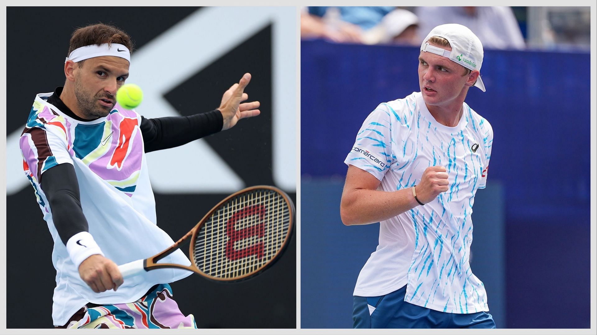 Grigor Dimitrov vs Dominic Stricker is one of the quarterfinal matches at the Stockholm Open 2024. (Photos: Getty)