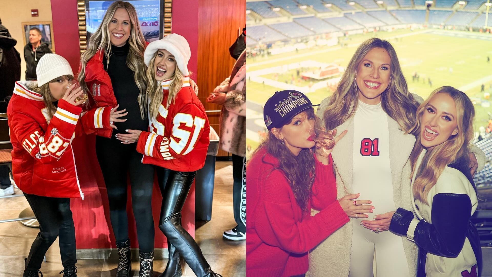 Patrick Mahomes' wife Brittany celebrates Chiefs wins with Taylor Swift [Image credit: @brittanylynne]