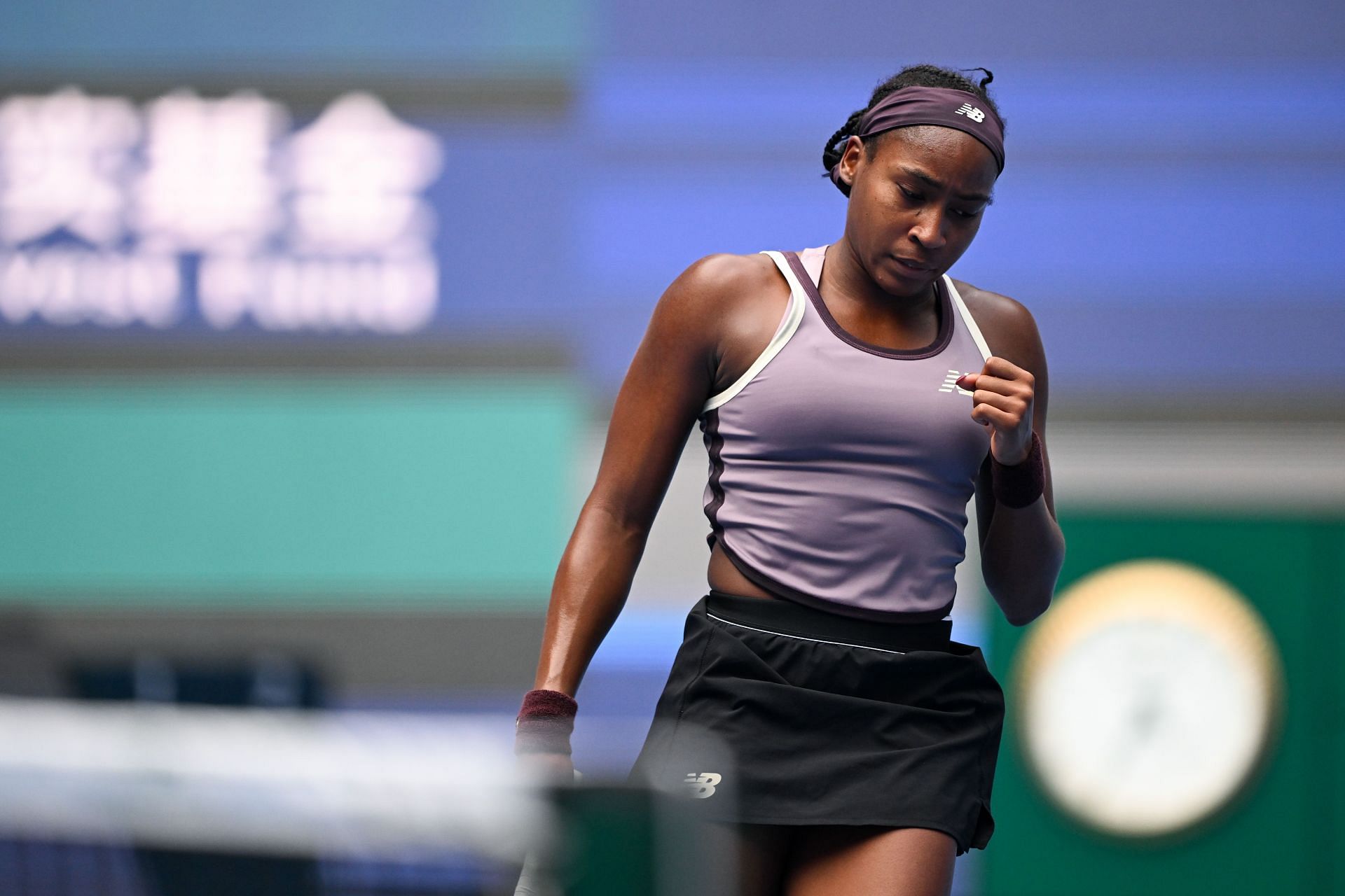 Coco Gauff at the China Open 2024. (Photo: Getty)