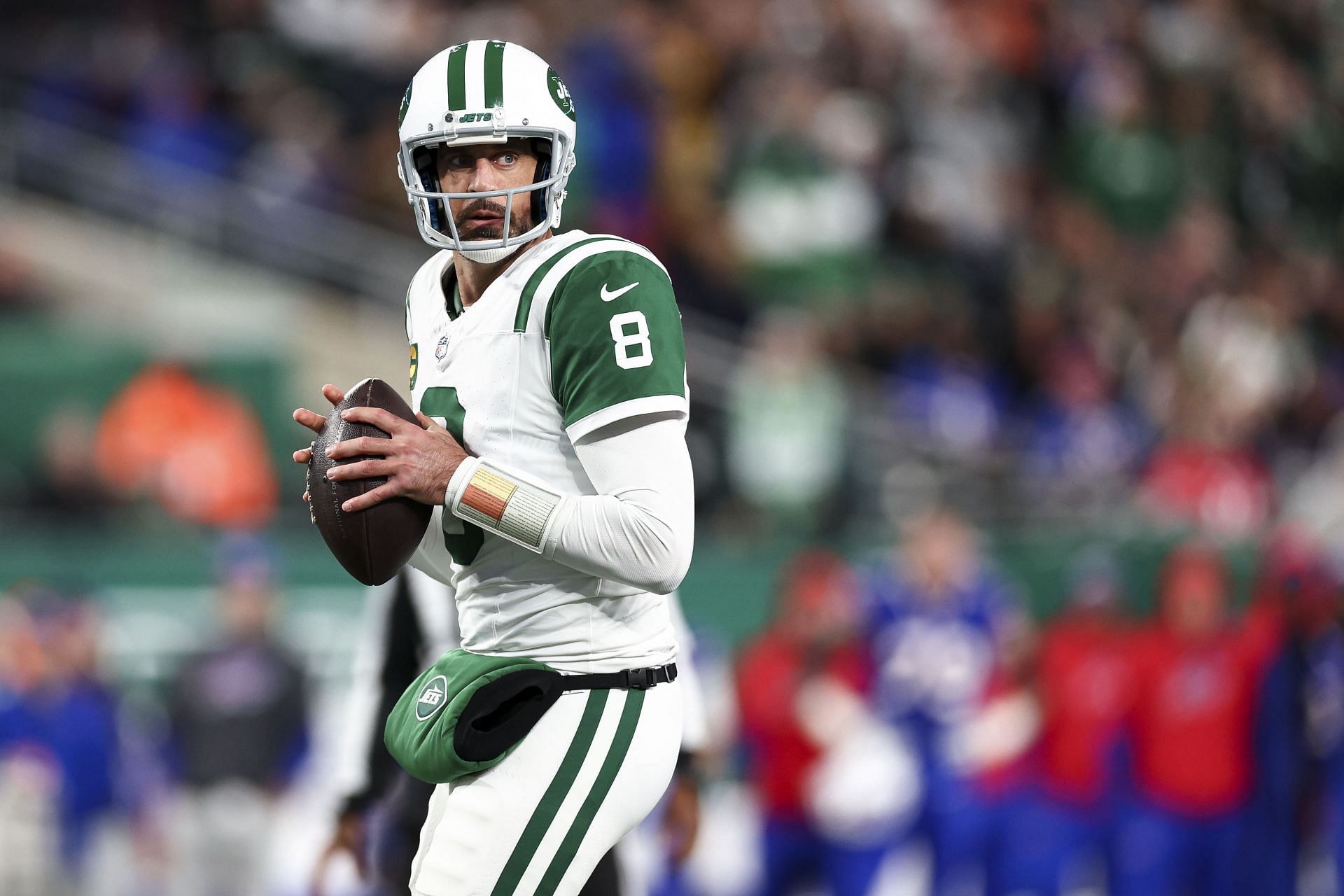 Aaron Rodgers at Buffalo Bills v New York Jets - Source: Getty