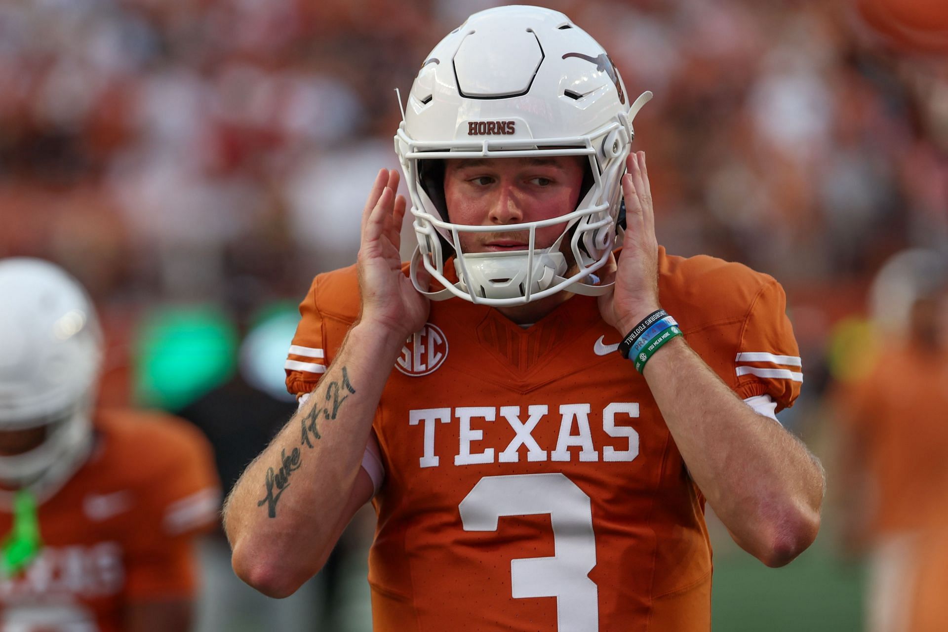 Texas Longhorns QB Quinn Ewers - Source: Getty